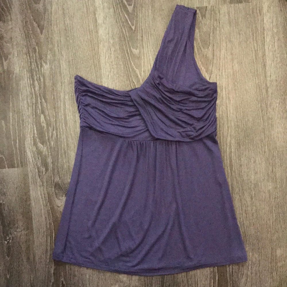 NWOT Cynthia Rowley one shoulder knit top M